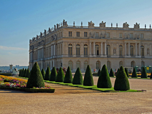 Обои картинки фото chateau de versailles, города, замки франции, chateau, de, versailles