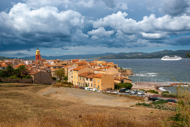 Обои картинки фото saint-tropez, france, города, - панорамы