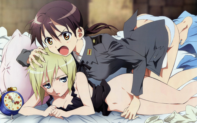 Обои картинки фото аниме, strike, witches