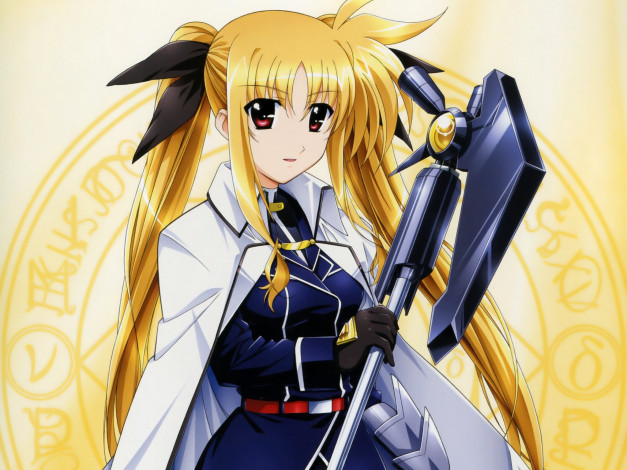 Обои картинки фото mahou, shoujo, lyrical, nanoha, аниме