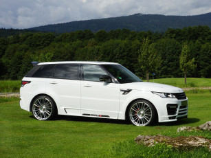 обоя автомобили, range rover, mansory, range, rover, sport, 2014г, светлый