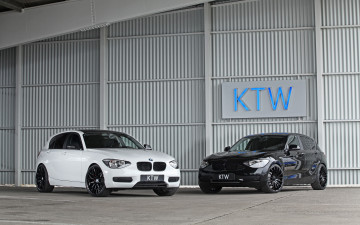Картинка 2014-ktw-tuning-bmw-1-series-in-black-and-white автомобили bmw ktw