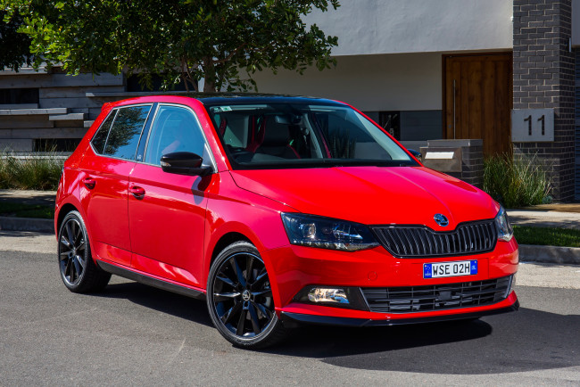 Обои картинки фото автомобили, skoda, fabia, monte, carlo, au-spec, 2016г