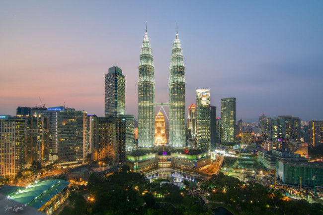 Обои картинки фото города, куала-лумпур , малайзия, простор