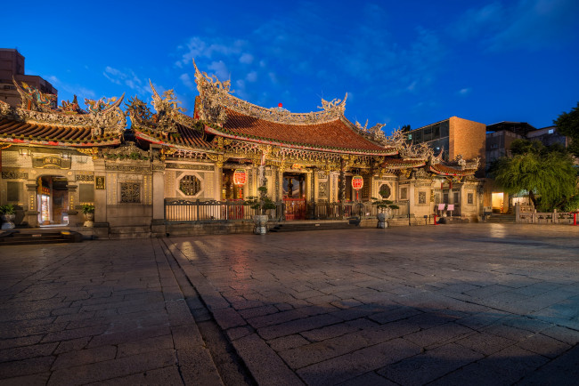 Обои картинки фото longshan temple,  taipei, города, тайбэй , тайвань,  китай, простор