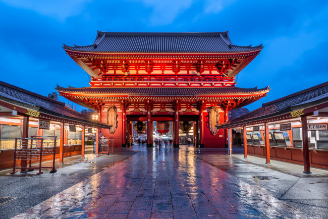 Обои картинки фото senso-ji temple,  tokyo, города, токио , Япония, простор