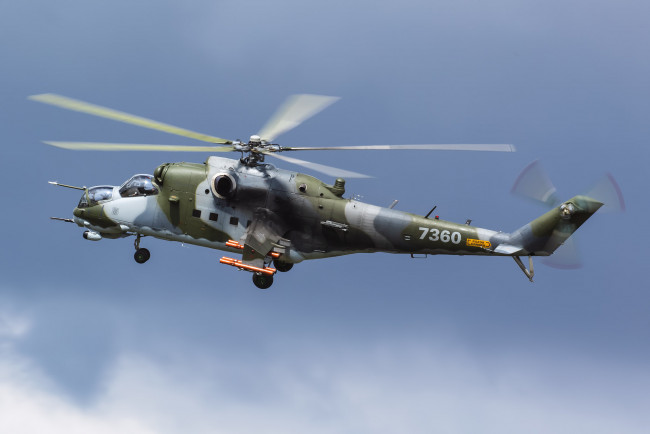 Обои картинки фото mi-24v, авиация, вертолёты, вертушка