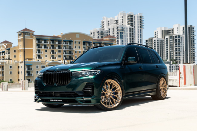 Обои картинки фото автомобили, bmw, green, alpina, x7, g07, xb7