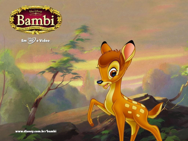 Обои картинки фото мультфильмы, bambi