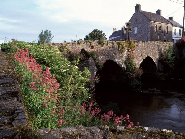 Обои картинки фото river, boyne, county, meath, ireland, города, мосты