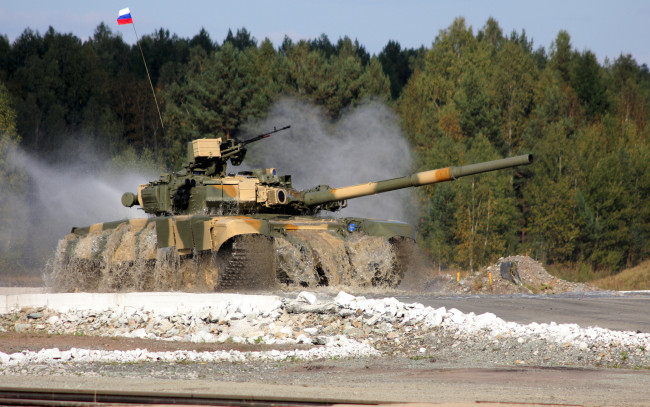 Обои картинки фото техника, военная, вода, оружие, танк