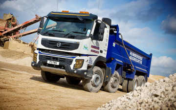 Картинка автомобили volvo trucks tipper uk-spec fmx