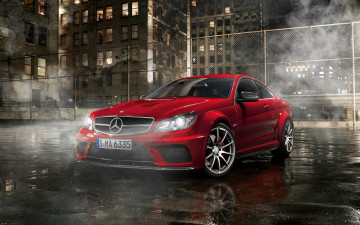 Картинка mercedes benz class c63 автомобили автомобиль стиль изящество красота