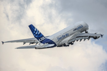 Картинка авиация пассажирские самолёты airbus a380