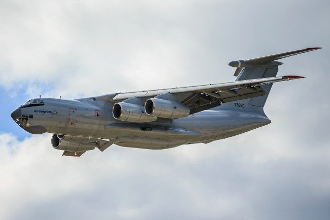 Обои картинки фото авиация, грузовые, самолёты, ил-76мд-90а