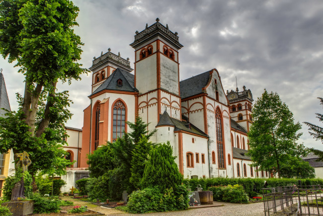 Обои картинки фото германия, трир, монастырь, sankt, mathias, города, католические, соборы, костелы, аббатства