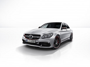 обоя автомобили, mercedes-benz, светлый, 2014г, w205, mercedes, edition, 1, amg, c, 63, s