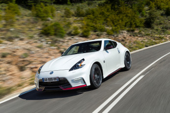 Картинка автомобили nissan datsun nismo 370z светлый 2014г