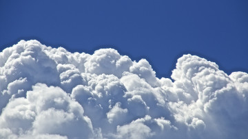 Картинка природа облака синий небо