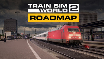 Картинка видео+игры train+sim+world+2 поезд железная дорога город станция люди