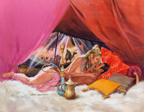 Картинка рисованное norm+eastman пара палатка восток