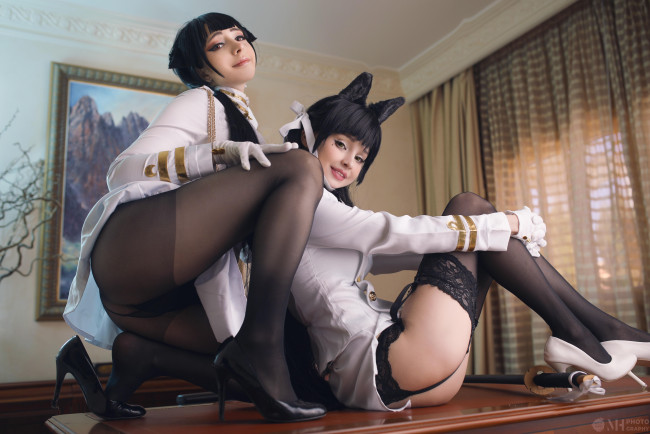 Обои картинки фото hidori rose & mikomi hokina, девушки, hidori rose, женщины, две, вместе, разные, сексуальные, модели, звёзды, обувь, одежда, бельё, аксессуары, колготки, чулки, и, множество, всяческих, елементов, на, картинке, фотографий, изображении