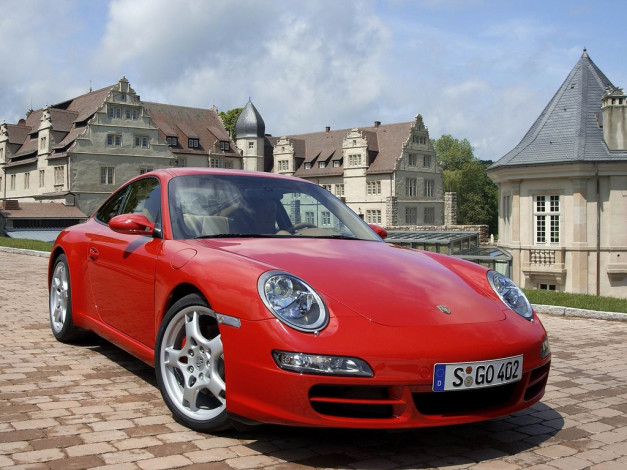 Обои картинки фото porsche, 997, carrera, автомобили