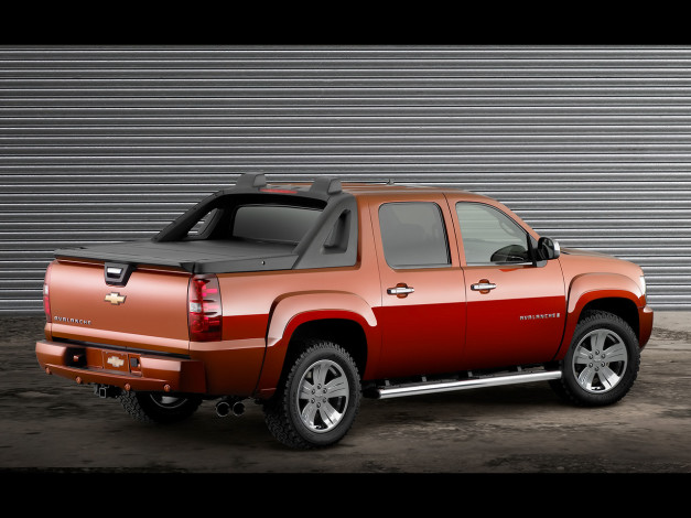 Обои картинки фото 2007, chevrolet, avalanche, z71, plus, автомобили