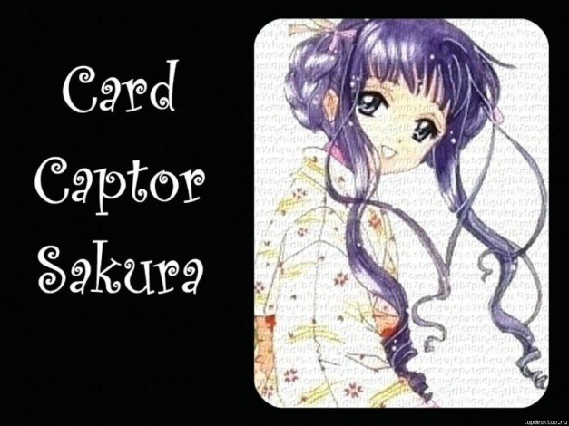 Обои картинки фото аниме, card, captor, sakura