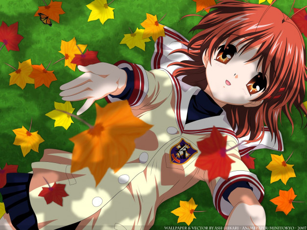 Обои картинки фото аниме, clannad