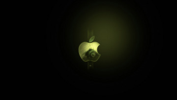 Картинка компьютеры apple яблоко сердечко шестерня