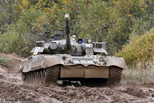 Обои картинки фото техника, военная, танк, т-80, вс, россии
