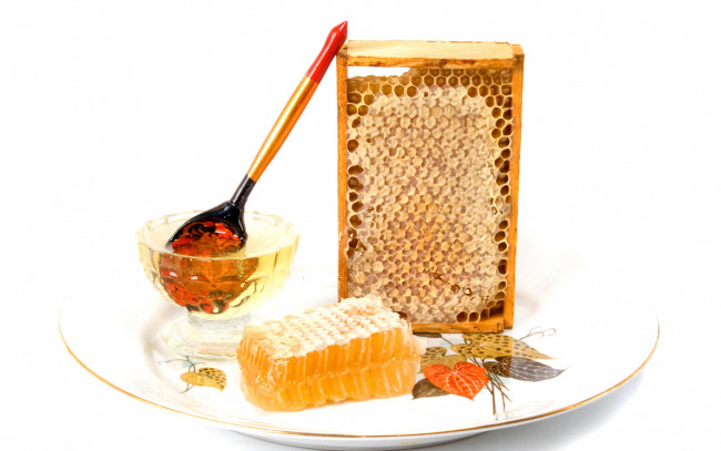 Обои картинки фото еда, мёд, варенье, повидло, джем, соты, мед