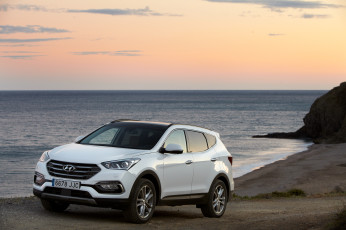 Картинка автомобили hyundai светлый 2015г dm santa fe