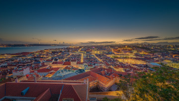 Картинка lisbon города лиссабон+ португалия панорама город