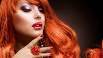 Картинка девушки анна+субботина кольцо волосы рыжая лицо модель