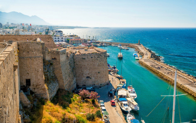 Обои картинки фото kyrenia castle, cyprus, города, - дворцы,  замки,  крепости, kyrenia, castle