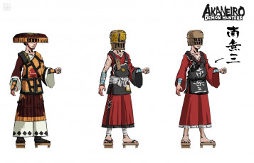 Картинка видео+игры akaneiro +demon+hunters персонаж образы костюмы