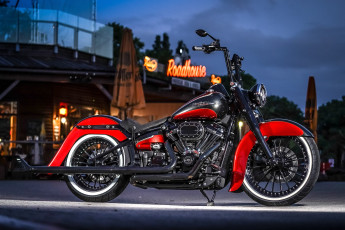 Картинка harley мотоциклы harley-davidson thunderbike custom мотоцикл байк