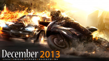 Картинка календари видеоигры стрельба мотоциклист