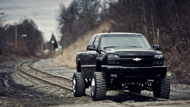 Обои картинки фото автомобили, custom pick-up, ss, silverado, chevrolet