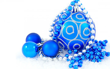обоя праздничные, шары, decoration, christmas, new, year, новый, год, рождество, украшения, синие, blue