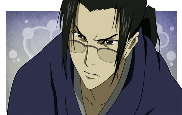 Картинка аниме samurai+champloo воин парень samurai самурай jin очки