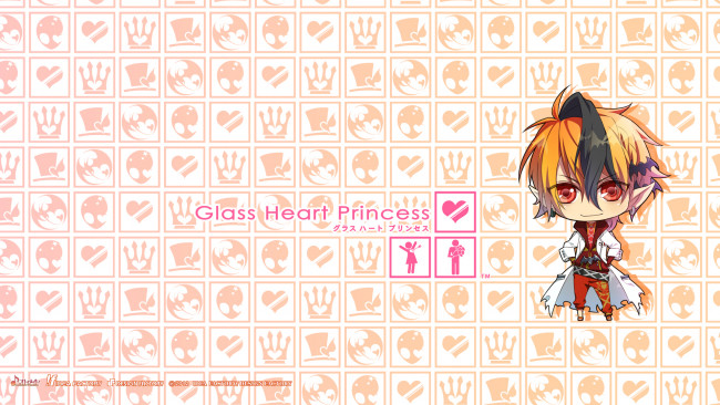 Обои картинки фото аниме, glass heart princess, персонаж
