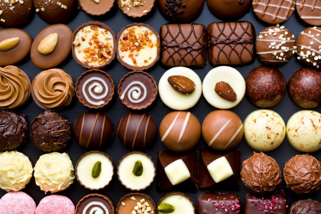 Обои картинки фото еда, конфеты,  шоколад,  сладости, ассорти, лакомство