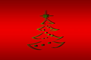 Картинка праздничные векторная+графика+ новый+год фон елка