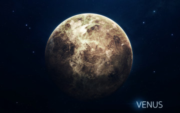 Картинка космос венера space stars арт планета звезды art berries system солнечная система venus planet