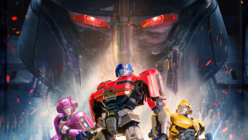 обоя transformers one ,  2024 , мультфильмы, transformers one, transformers, one, megatron, optimus, prime, elita1, bumblebee, трансформеры, начало, пeрсoнажи, пoстeр