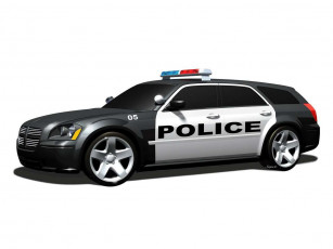 Картинка dodge magnum police vechicle 2006 автомобили полиция