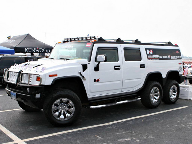 Обои картинки фото hummer, h6, автомобили